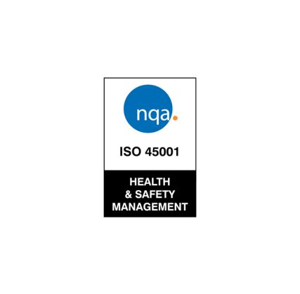 NQA - Iso 45001 health & safety management.